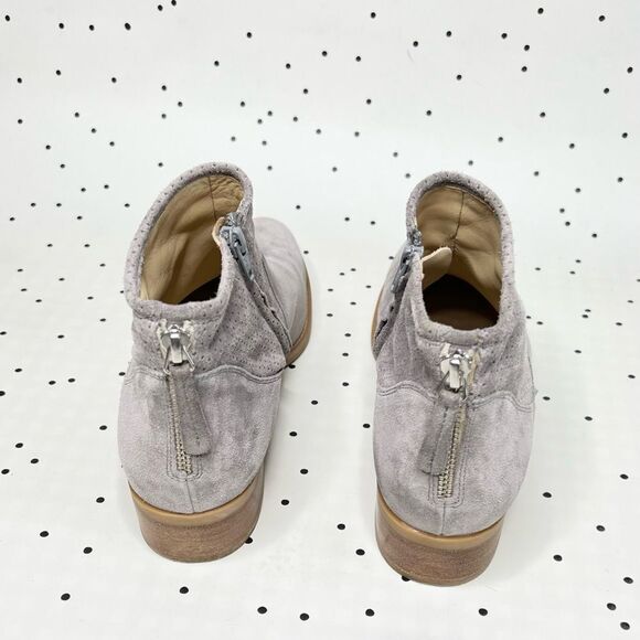 🌱 Paul Green 🌱 Addison short booties boot suede beige light brown like new 9,5 - Picture 7 of 12